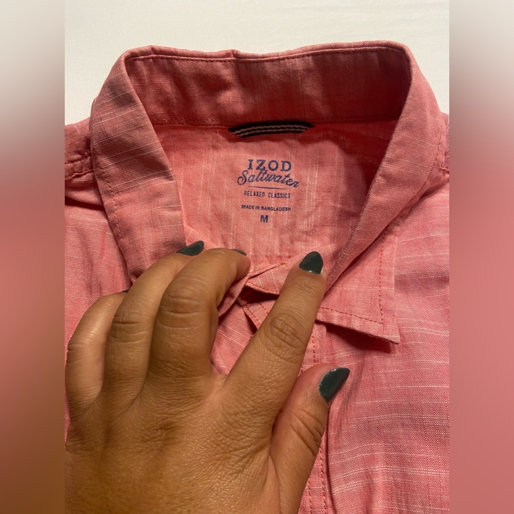 ~BOGO~ light red Izod shirt